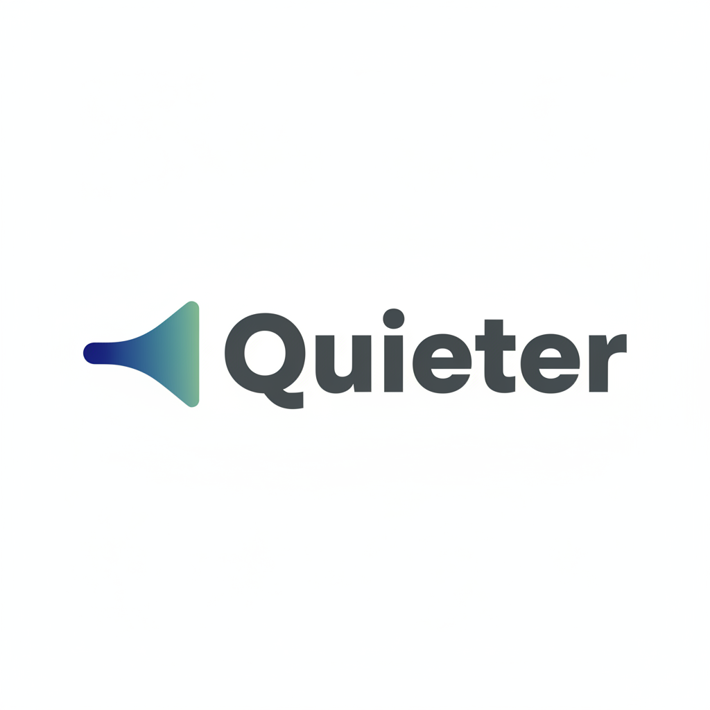 quieter.homes is for sale | $499 quieter.homes logo. quieter.homes is for sale | $499